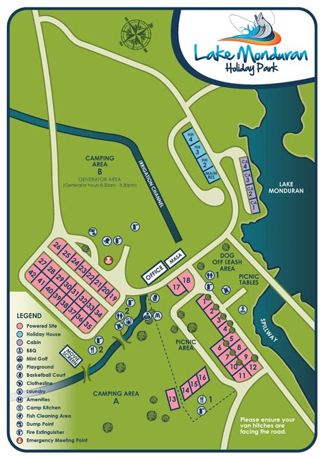 ESC2_Lake-Monduran_Park-Map_06-16 - Lake Monduran Holiday Park