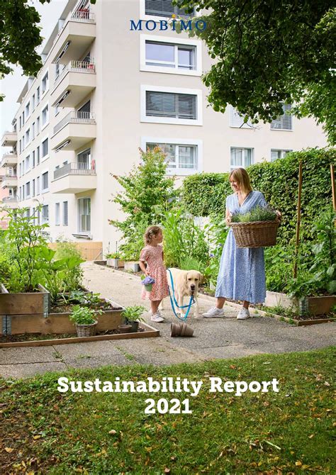 Sustainability Report 2021 By Mobimo Issuu