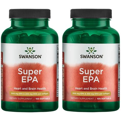 Swanson Super Epa 100 Sgels 2 Pack Walmart