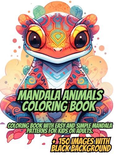 MANDALA ANIMALS COLORING BOOK: Coloring Book with Easy and Simple ...