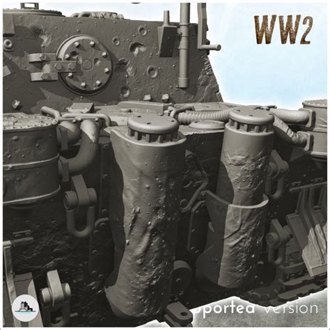 3D Printable Sturmtiger 38 cm RW61 - WW2 German Flames of War Bolt Action Command Blitzgrieg by ...