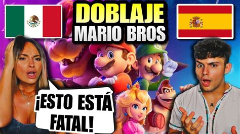 ESPAÑOLES REACCIONAN a DOBLAJE LATINO vs ESPAÑOL de MARIO BROS