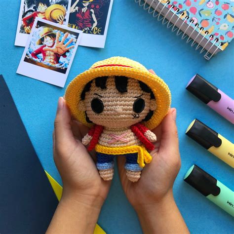 Amigurumi Luffy One Piece Elo7 Produtos Especiais