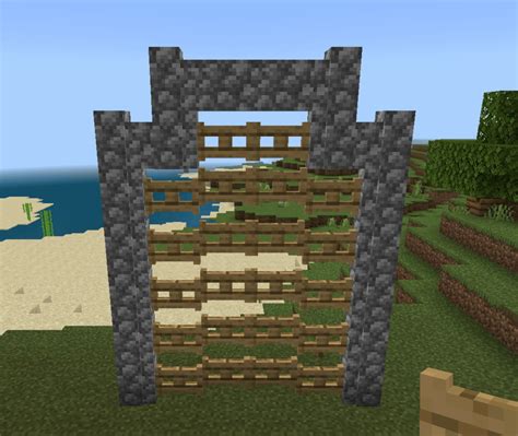 I tried to make "gate" : r/Minecraft