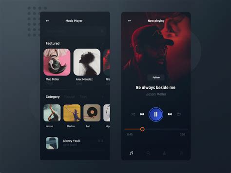 Music Player Concept By Tomasz Mazurczak On Dribbble