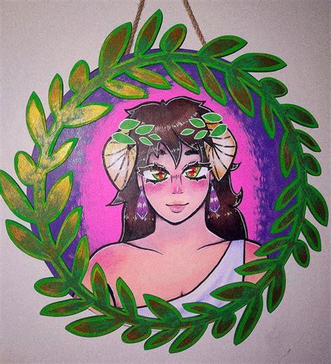 A painting I did of Dionysus! 💖 : r/dionysus