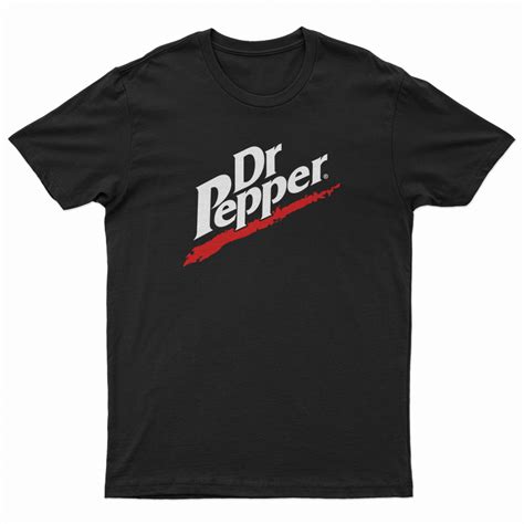 Dr Pepper Logo T Shirt For Unisex