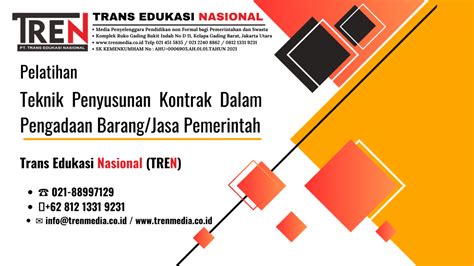 Pelatihan Peningkatan Pemahaman Dan Kompetensi Dalam Pengadaan Barang