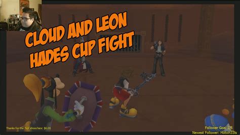 Cloud And Leon Fight Kingdom Hearts 15 Remix Youtube