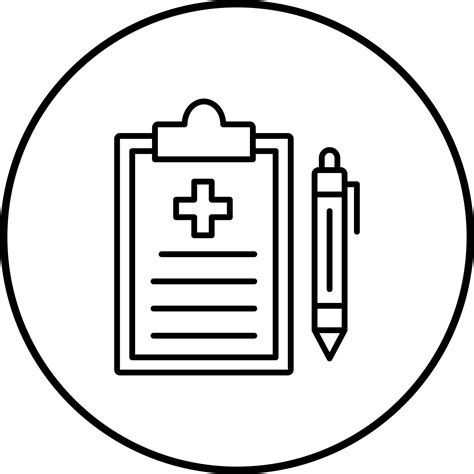 Medical Record Vector Icon 20685663 Vector Art At Vecteezy