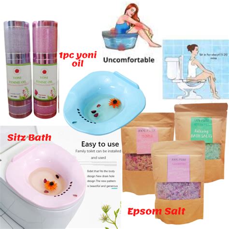 Sitz Bath Epsom Salt Yoni Oil Sitz Bath Basin Sitz Bath Toilet