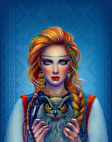 Колдунья / Українське мистецтво :: девушка art :: Моя Україна :: Сова ...