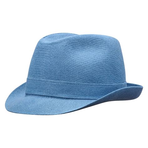 Blue Note Denim Trilby Short Brim Summer Ultraviolet Protection Hat