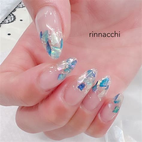 夏海リゾートハンドシンプル Rinnacchiのネイルデザイン No7381882 ｜ネイルブック