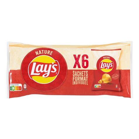 LAY S Chips Nature 6x25g Pas Cher Auchan Fr