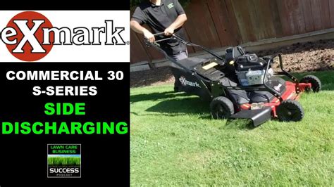 Exmark Commercial 30 S Series Side Discharging Grass 2020 Model Youtube