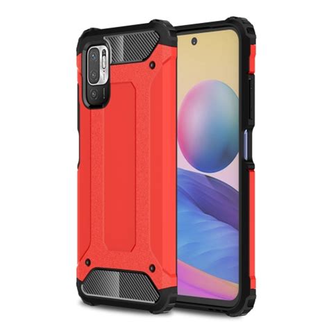 For Xiaomi Redmi Note G Magic Armor Tpu Pc Combination Case Red