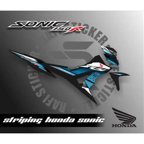 Jual Striping Honda Sonic Variasi Sticker Variasi Motor Sonic R