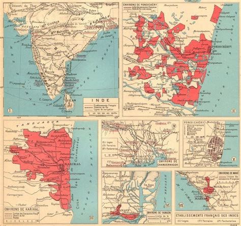 Map of India in French - French Tutoring and Resources