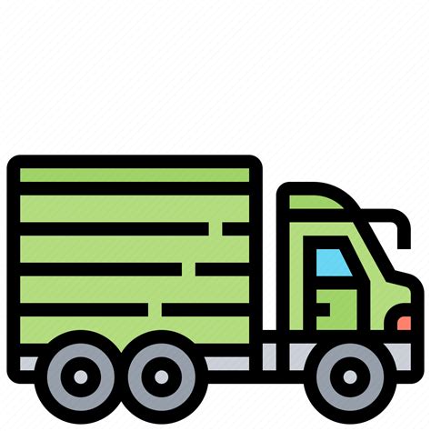 Cargo Semi Trailer Transportation Truck Icon Download On Iconfinder