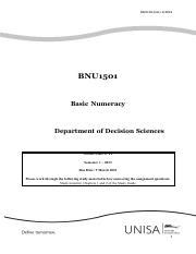 BNU1501 Assignment 01 Semester 1 2023 3 Pdf BNU1501 Ass 1 2023