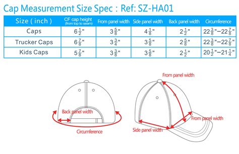 Caps Sizes Chart Baseball Caps All Sizes Hats For All Head Sizes Baseball Cap Fitted Sizes