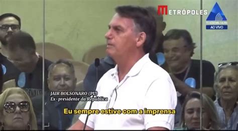 Na Assembleia Do Rn Jair Bolsonaro Critica Stf E Diz Que Est A