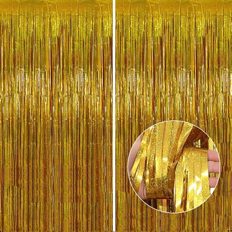 Amazon Foil Fringe Curtain Backdrop Glitter Fringe Rain Curtain