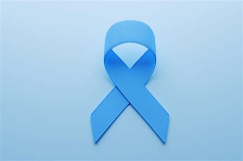 Premium Photo Prostate Cancer Light Blue Ribbon As A Symbol Of