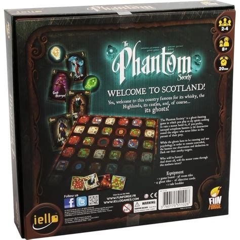 Jeu De Soci T Iello The Phantom Society Jeu De R Flexion Et