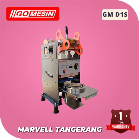 Jual Mesin Press Gelas Plastik Oz Manual Gomesin Gm D S Cup Sealer