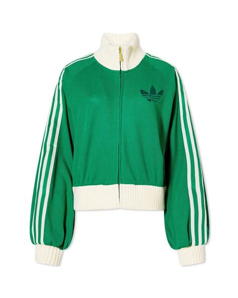 Adidas Adicolor S Blouson Track Top In Green Lyst