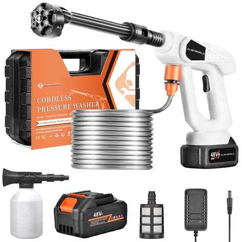 Buy Alienworld Cordless High Pressure Washer With Foam Cannonhigh Power Electric Cleaner Self