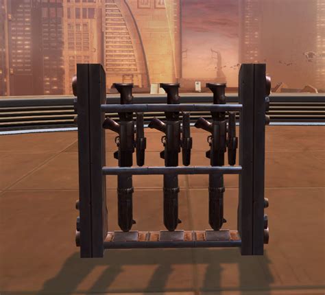 Swtor Weapon Rack Blaster Rifles Tor Decorating