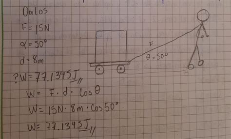 En La Siguiente Figura Tenemos Un Bloque Que Es Jalado Por Una Fuerza