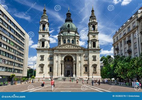 Saint Stephen Basilica In Budapest Hungary Editorial Stock Photo