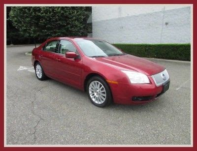 Milan Premier 2006 Mercury Milan Premier Vivid Red Metallic Sedan 3 0L