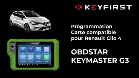 Programmation D Une Cl Carte Compatible Pour Renault Clio Avec