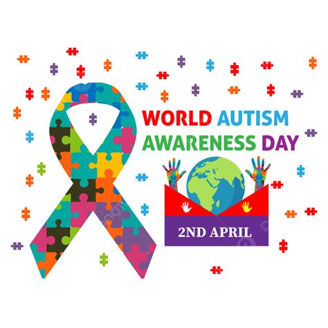 Autism Awareness Day Vector Hd Png Images Autism Day Awareness World Autism Day Awarenwss