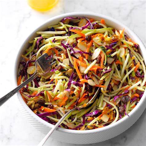 Honey Orange Broccoli Slaw Recipe Taste Of Home