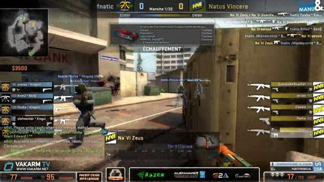 FaceIT LEAGUE 2015 Fnatic vs Na Vi Overpass Vidéo Dailymotion