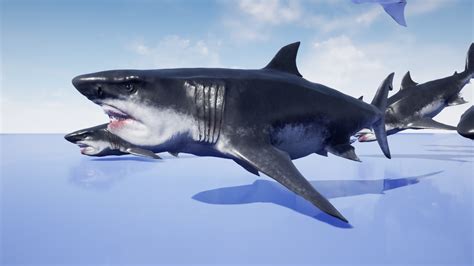 LEAKED GAME ASSETS - MEGALODON Sea Monster Series