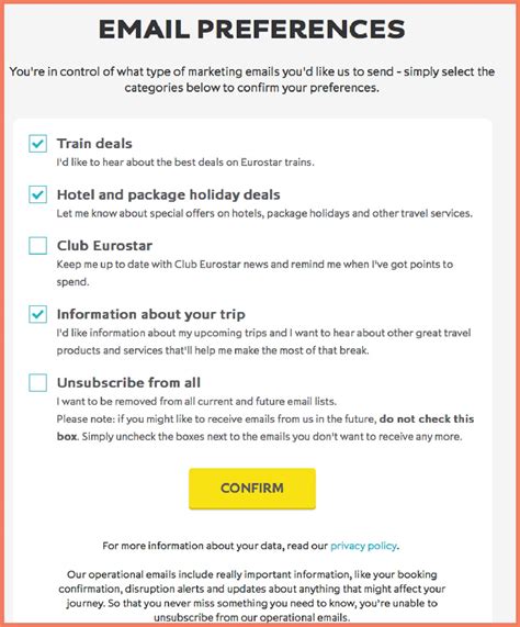 20 Brilliant Unsubscribe Page Examples Ways To Reduce Unsubscribe Rates