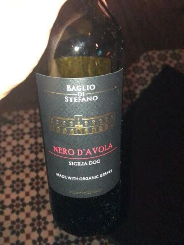 2019 Baglio Di Stefano Nero D Avola Vivino US