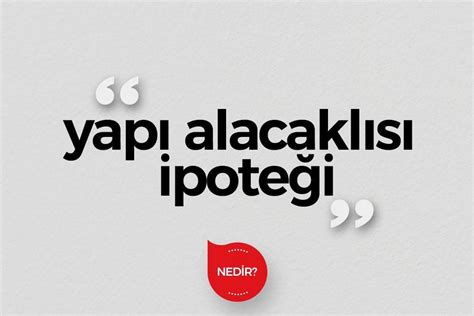 Yap Alacakl S Pote I Nedir Milliyet Emlak