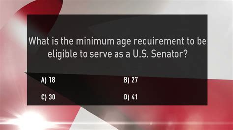 What Is The Minimum Age Requirement To Be Eligible To Serve As A U S