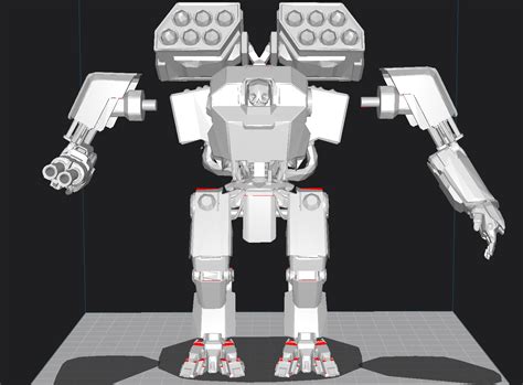 STL File Helldivers 2 Automaton Rocket Devastator Template To