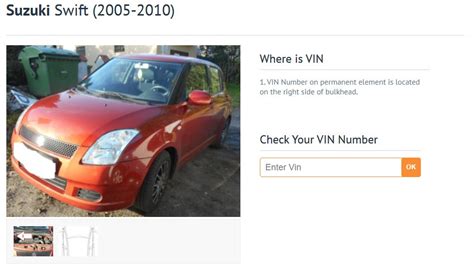 Suzuki How To Find And Decode The Vin Number Where Is Vin Number