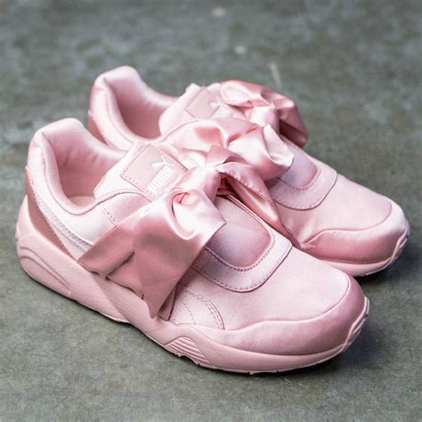 Puma X Fenty By Rihanna Women Bow Sneaker Pink Silver