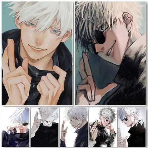 Carteles De Dibujos Animados De Jujutsu Kaisen Gojo Satoru Im Genes Art